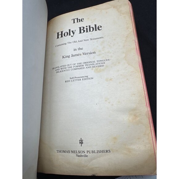 The Holy Bible King James Version Regency Edition READ Red Letter - Picture 5 of 16